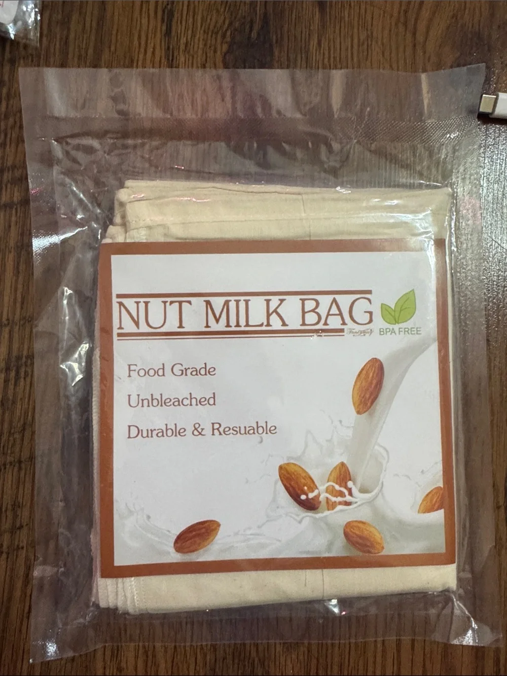 Unbleached Cream - Reusable Food-Grade Strainer C1.RBk.M